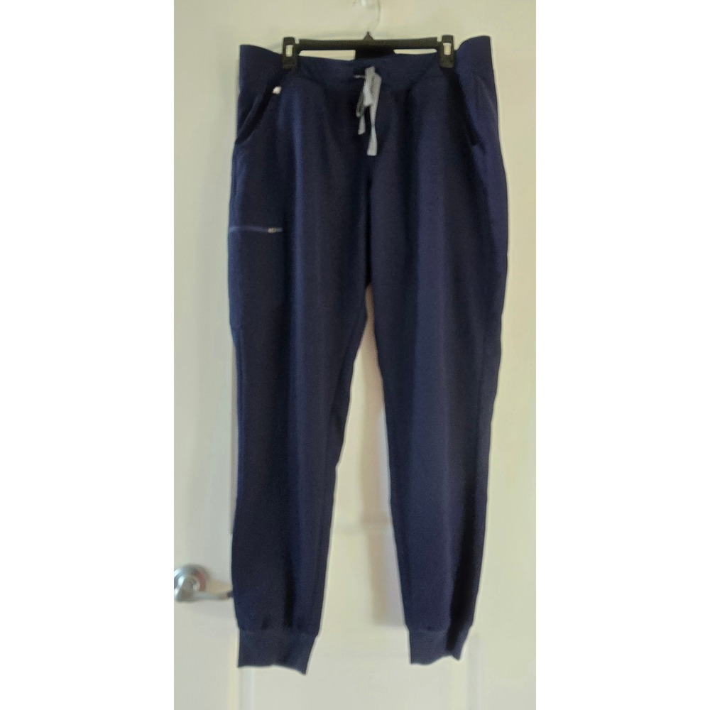 FIGS Navy Blue Technical Collection Zamora Jogger Scrub Pants XL Tall‎ PO # 2107